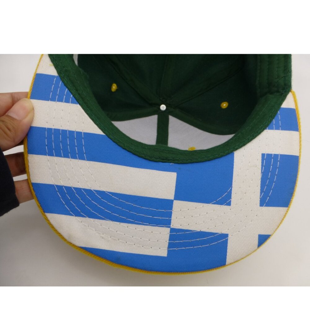 Oakland A's 2018 Greek Heritage Night Snap Back Hat - Picture 4 of 12